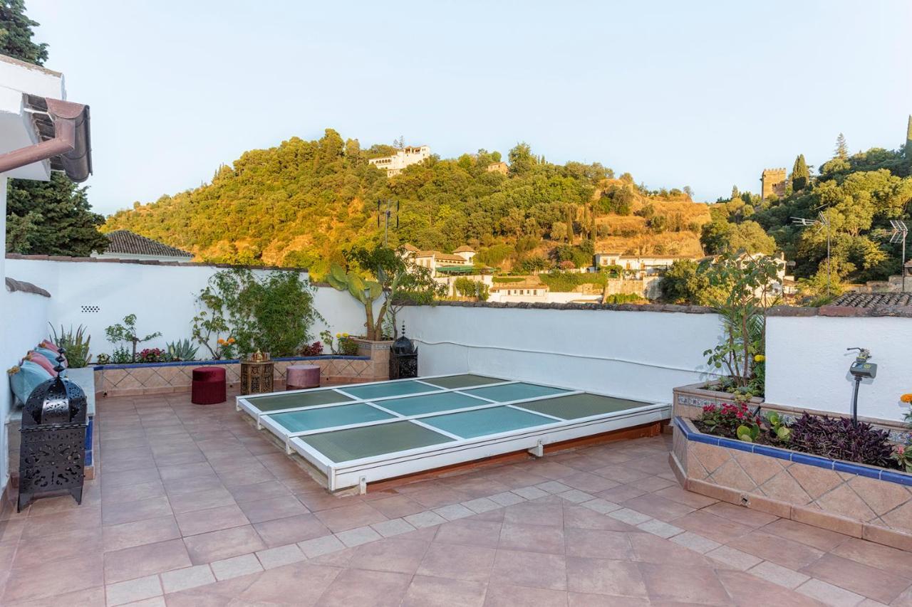 グラナダ Morayma House Terrace With Views To Alhambraヴィラ エクステリア 写真